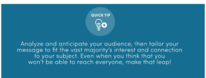 Quick tip infographic