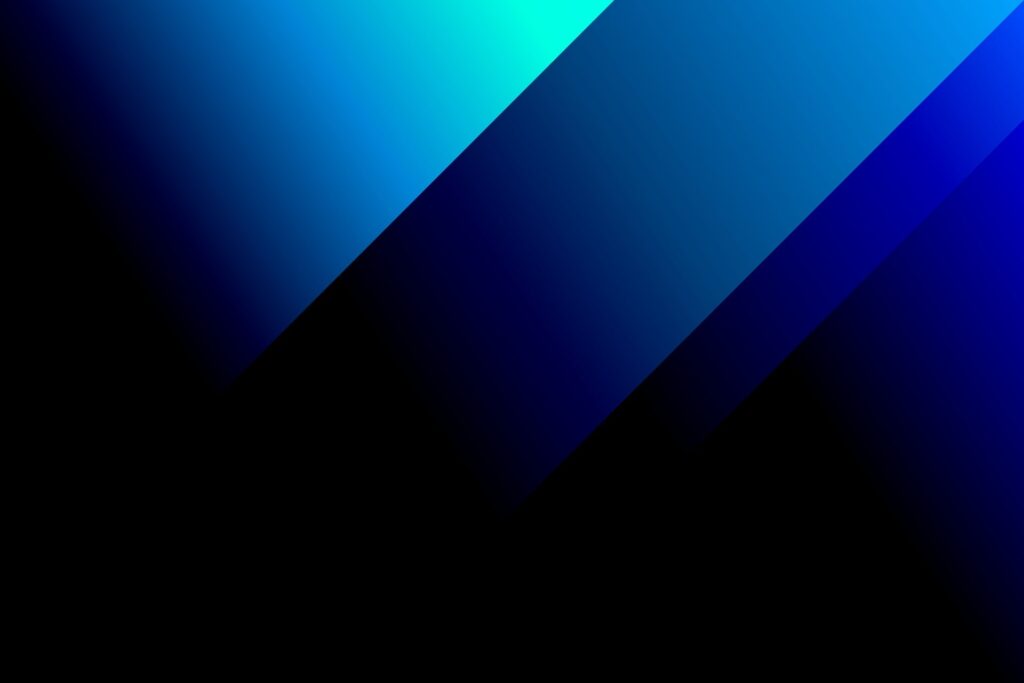 Graphic of multiple shades of blue fading to black