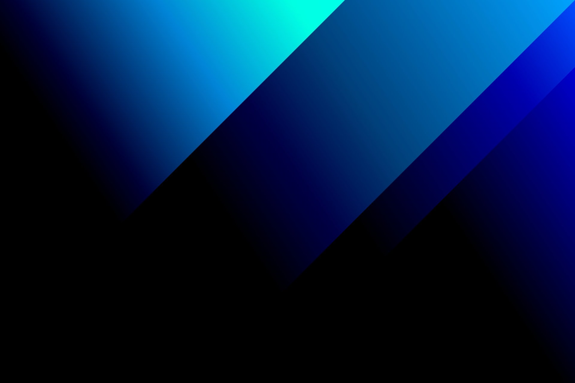 Graphic of multiple shades of blue fading to black